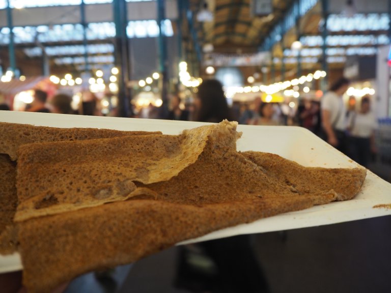 Crêpe with brunost is a perfect combination!