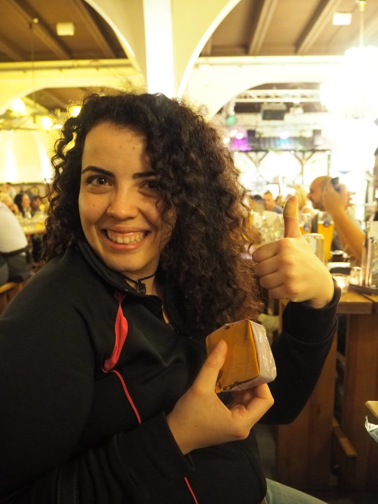 Thumps up for TINE Brunost