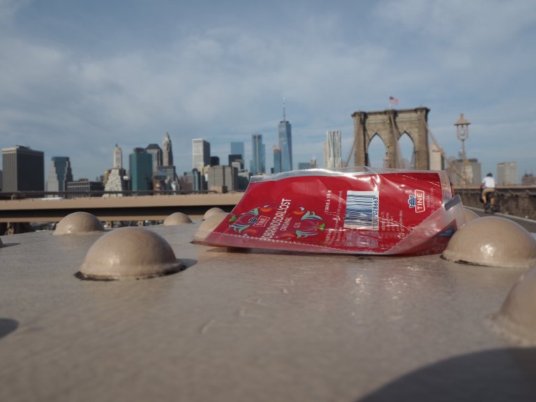 Brunost on Brooklyn Bridge