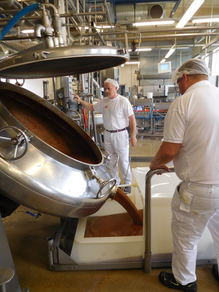 TINE Brunost is being produced