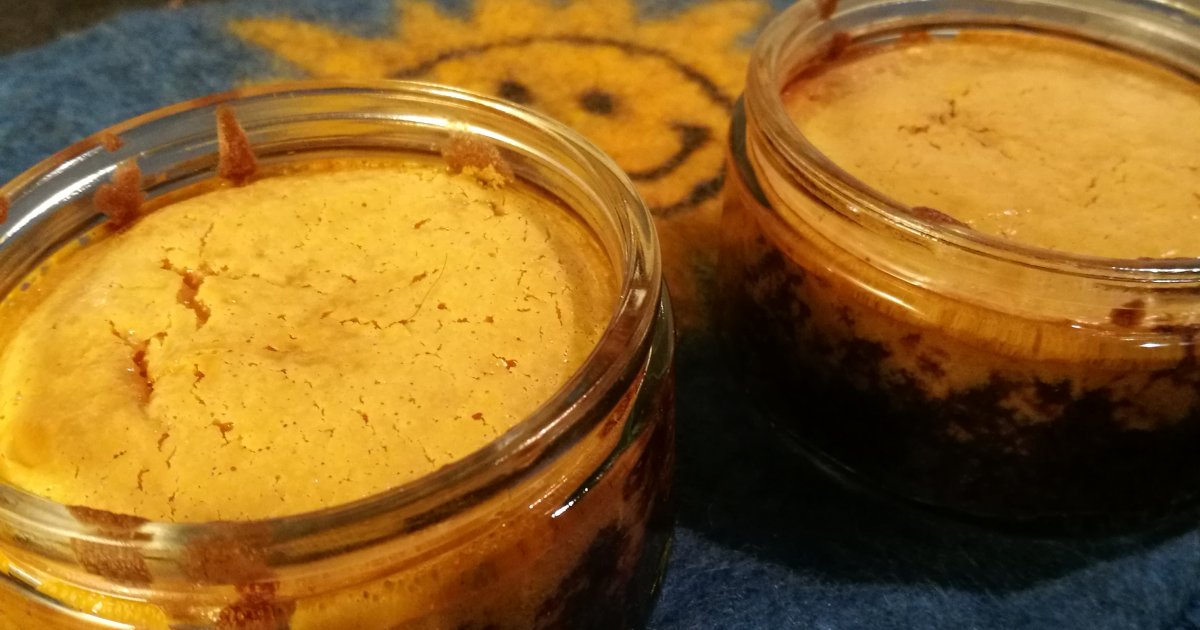 Brownie-cheesecake with Brunost