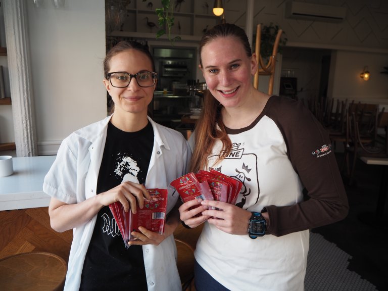 I brought plenty of brunost samples
