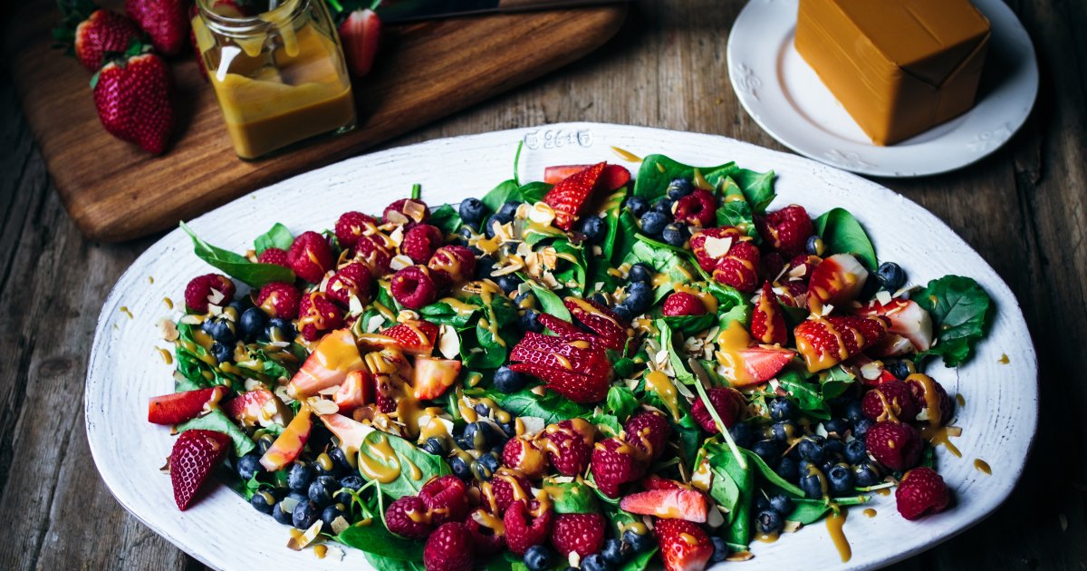 Summer Berry Salad with Brunost Vinaigrette - USA